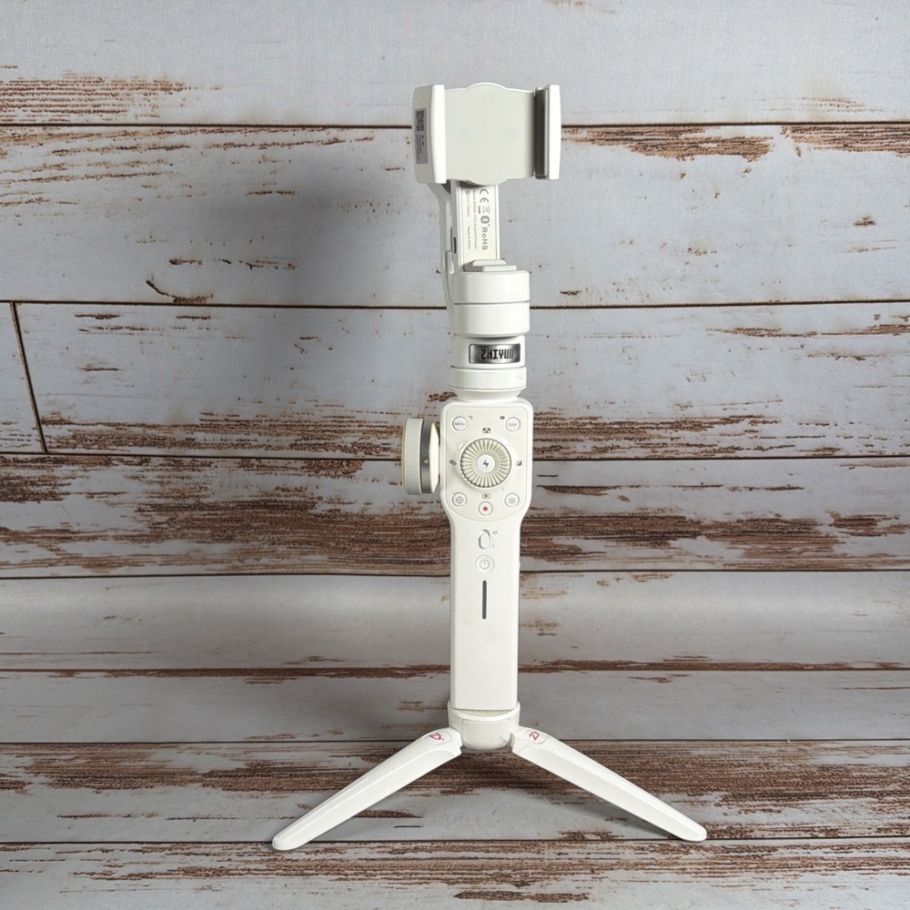 Zhiyun Smooth 4 3-Axis Handheld Gimbal Stabilizer White for Phone Tested